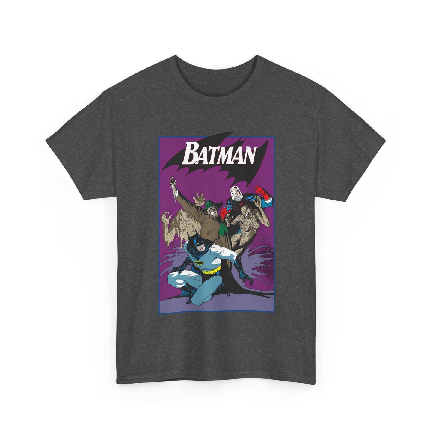 Batman & Clayface T-Shirt - Kevin Nowlan Art - Gotham, Bruce Wayne - DC Comics