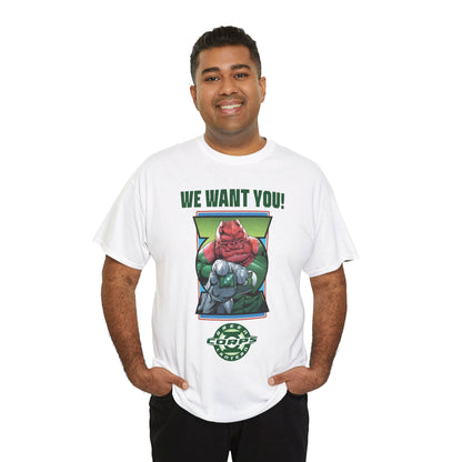 Kilowog T-Shirt - Green Lantern Corps Recruitment Poster - "We Want You!" - DC Comics