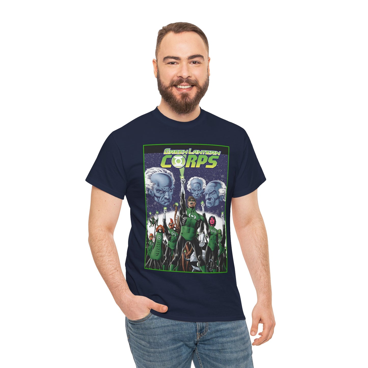 Green Lantern Corps T-Shirt - Hal Jordan, Guardians, Tomar Re, Oa - DC Comics