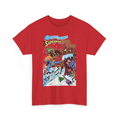 Superman & Santa Claus T-Shirt - José Luis García-López Art - DC Comics Presents #67 - Vs. Toyman