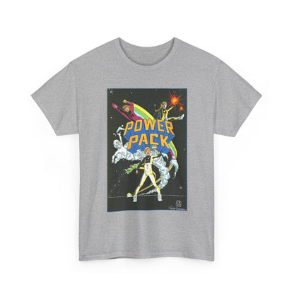 Power Pack T-Shirt - June Brigman, Roy Richardson, Bob Share Art - Ad Recreation - Marvel Comics