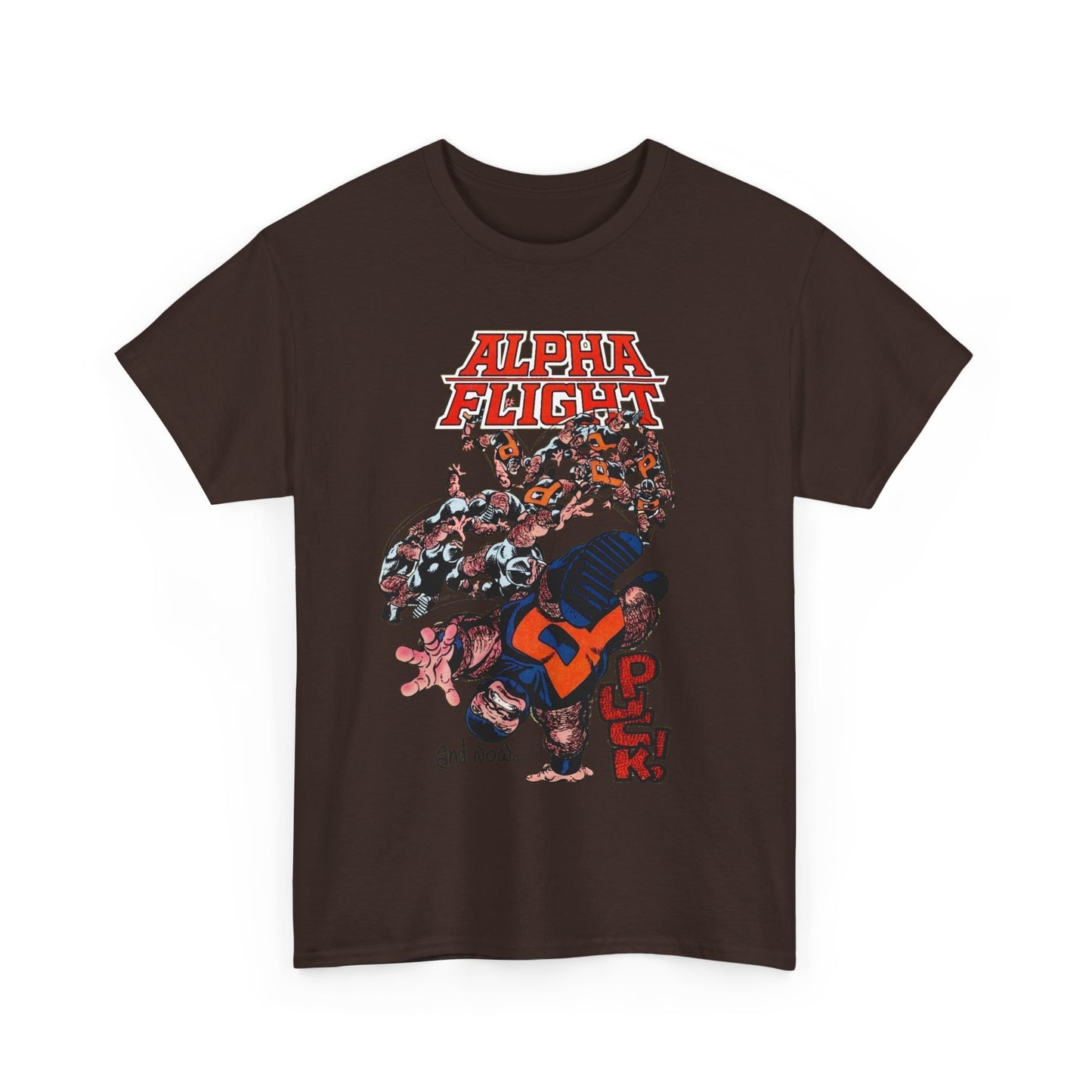 Puck T-Shirt - John Byrne Art - Alpha Flight Member - Marvel Comics