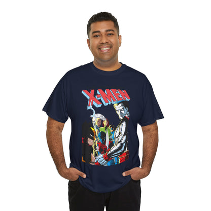 Uncanny X-Men T-Shirt - John Romita Jr Art - Storm, Wolverine, Rogue, Nightcrawler, Colossus, Shadowcat - Mutant Massacre - Marvel Comics
