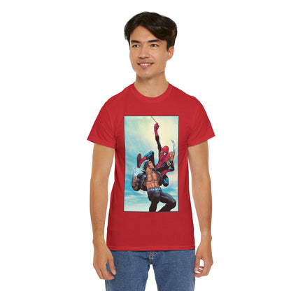 Wolverine Vs Spider-Man T-Shirt - Frank Quitely Art - Marvel Comics