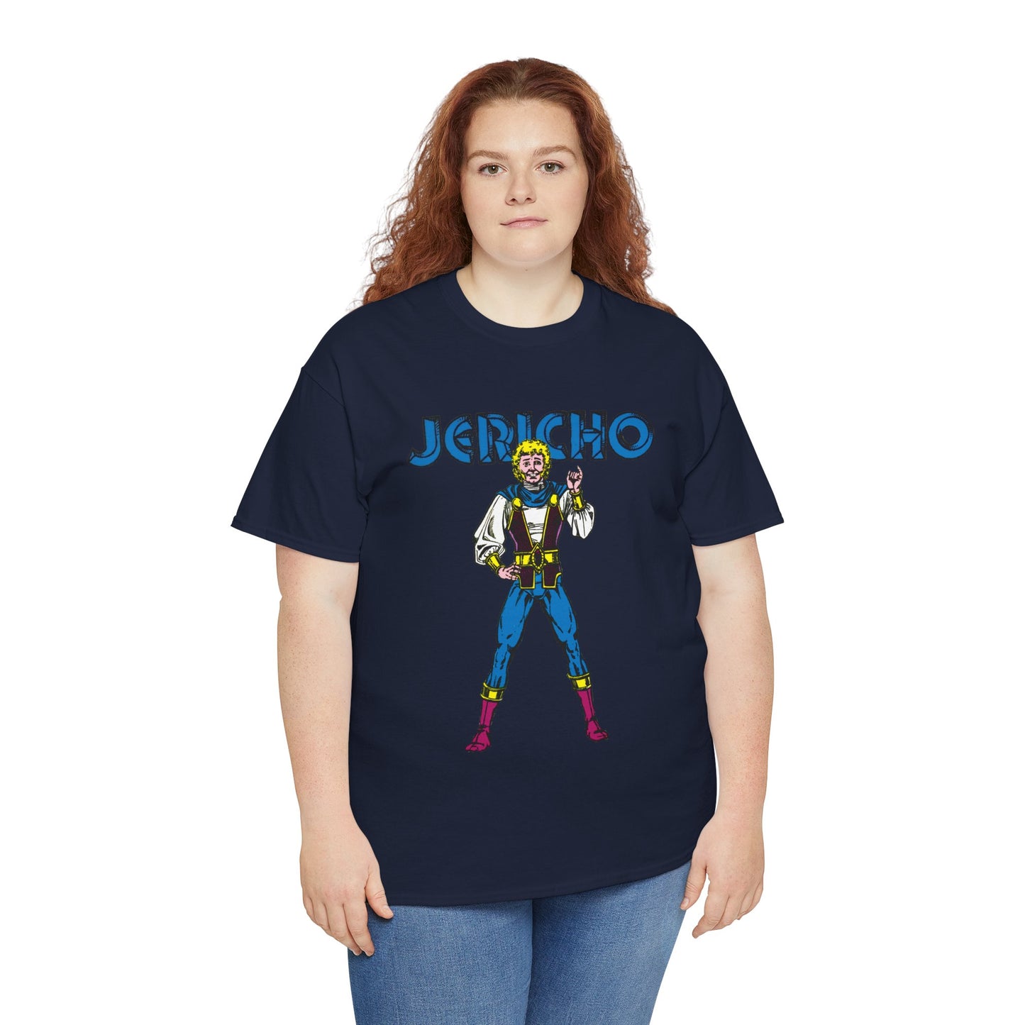 Jericho T-Shirt - George Perez Art - New Teen Titans Member - Son of Deathstroke, Brother of Ravager - DC Comics