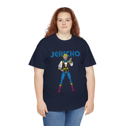 Jericho T-Shirt - George Perez Art - New Teen Titans Member - Son of Deathstroke, Brother of Ravager - DC Comics