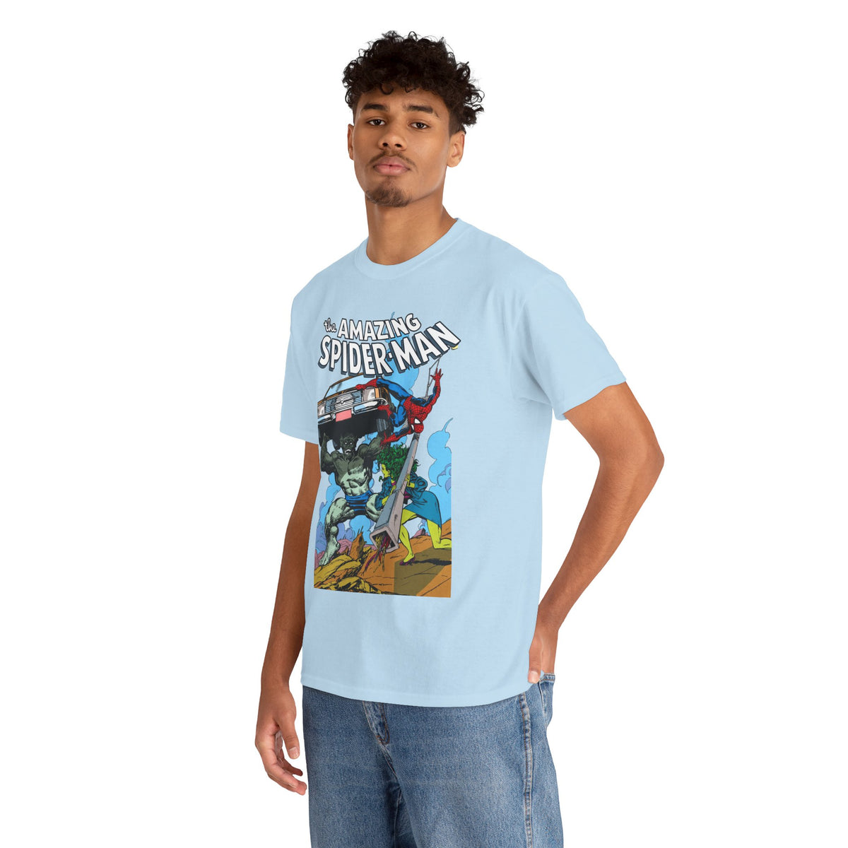Amazing Spider-Man & She-Hulk T-Shirt - John Byrne Art - Marvel Comics