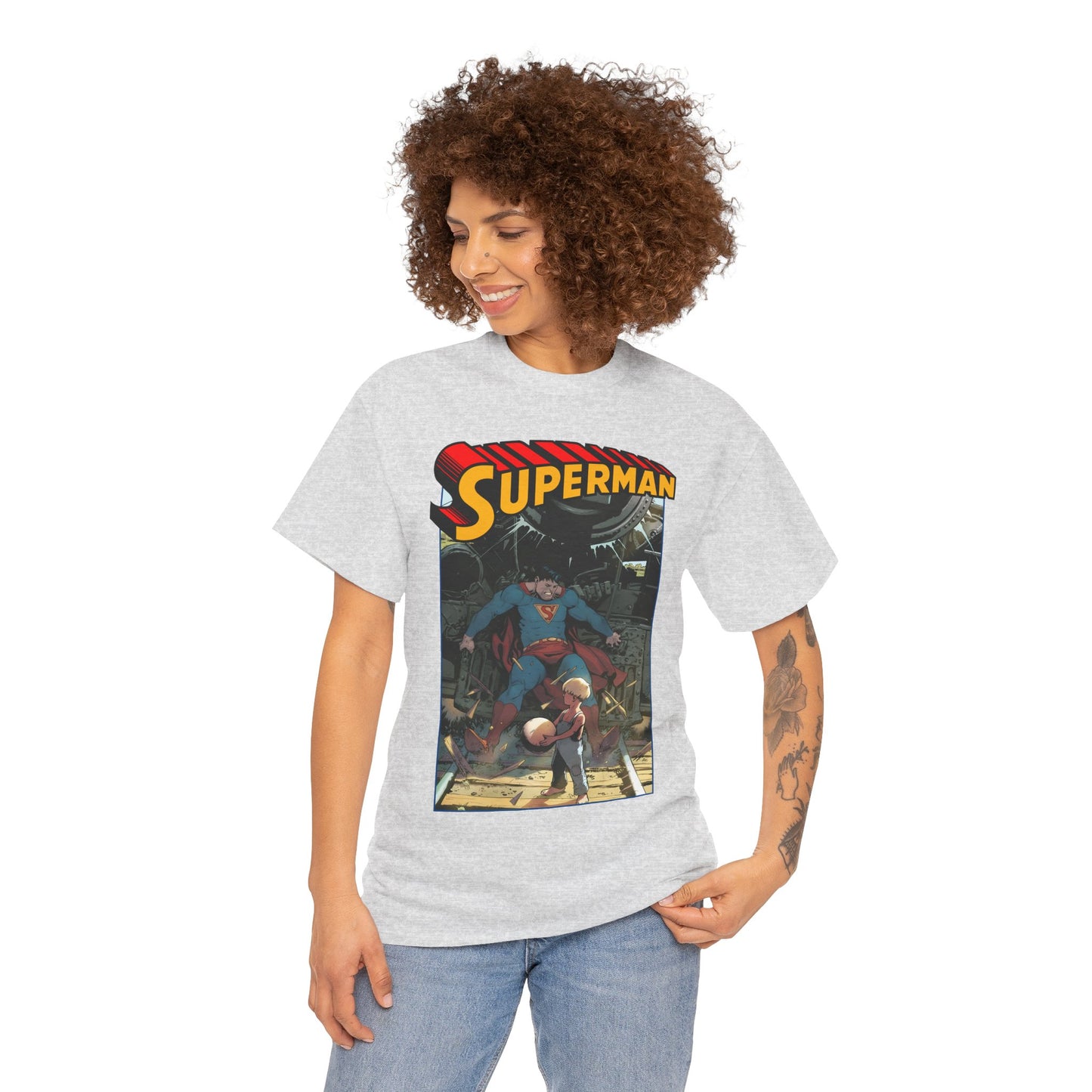 Superman T-Shirt - Patrick Gleason Art - Action Comics #1000 Story - Man of Steel - DC Comics
