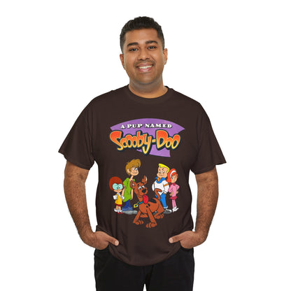 A Pup Named Scooby-Doo T-Shirt - Hanna-Barbera Cartoon TV Series 1990s - Fred, Daphne, Velma, Shaggy