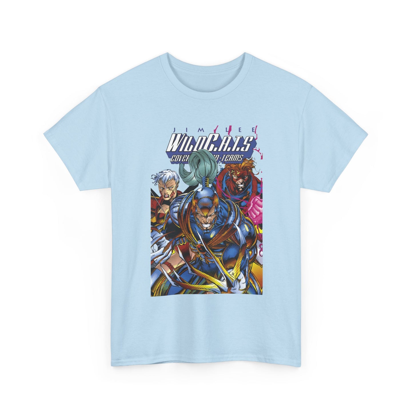 Wildcats T-Shirt - Jim Lee Art - Spartan, Warblade, Zealot - DC/Wildstorm/Image Comics