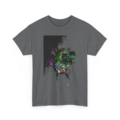 Wolverine Vs Hulk T-Shirt - Adam Kubert Art - Marvel Comics - Logan, X-Men, Bruce Banner - Great Fight Image