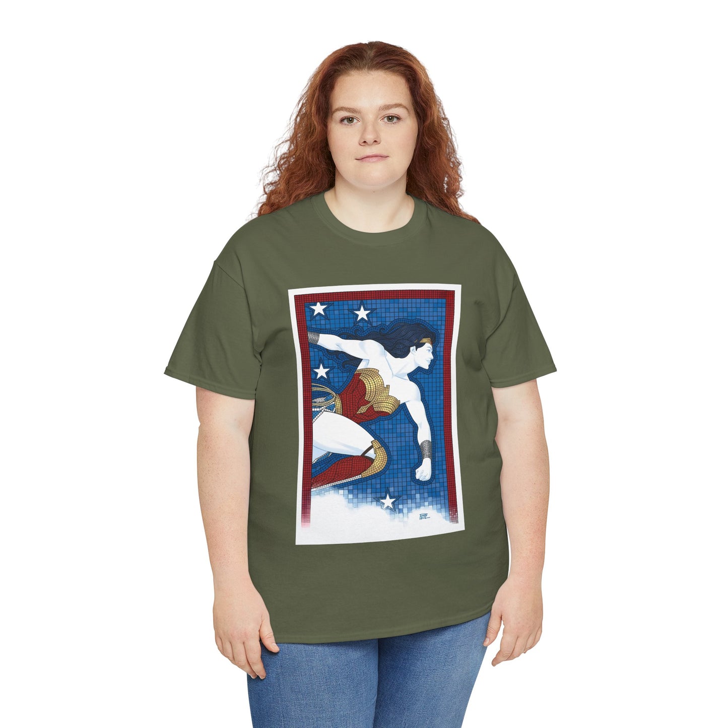 Wonder Woman T-Shirt - Julian Totino Tedesco Art - #4 Variant Cover Mosaic - DC Comics