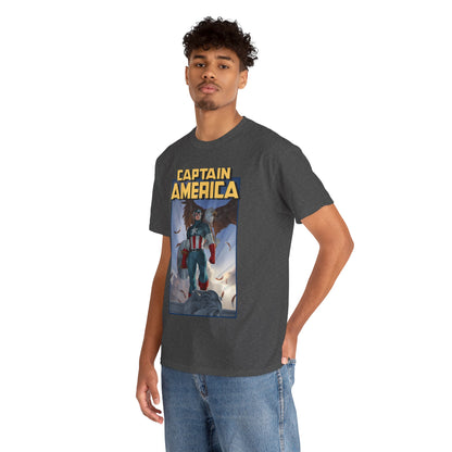 Captain America T-Shirt - Junggeun Yoon Art - Avengers Member - Marvel Comics