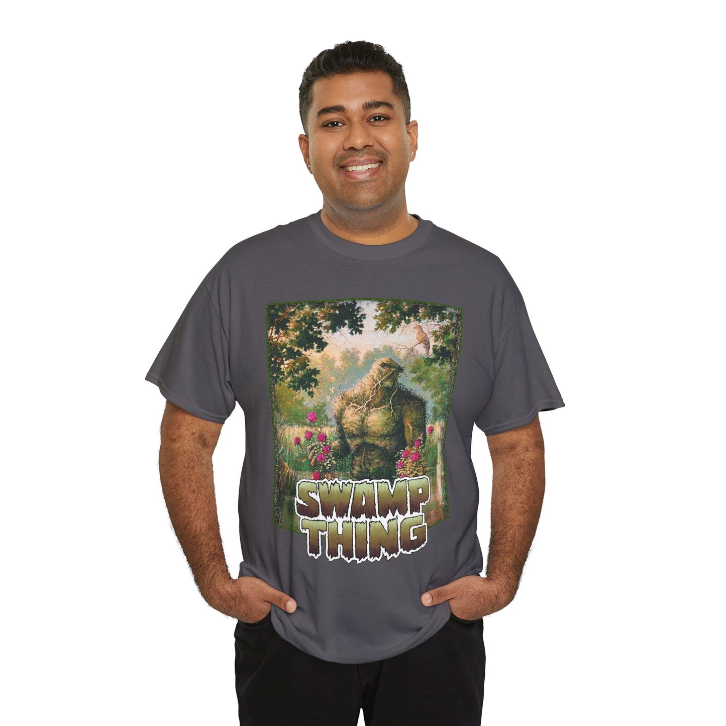 Swamp Thing T-Shirt - Michael Zulli Art From the 1993 Poster - Alec Holland, Parliament of Trees - DC Comics, Vertigo Comics