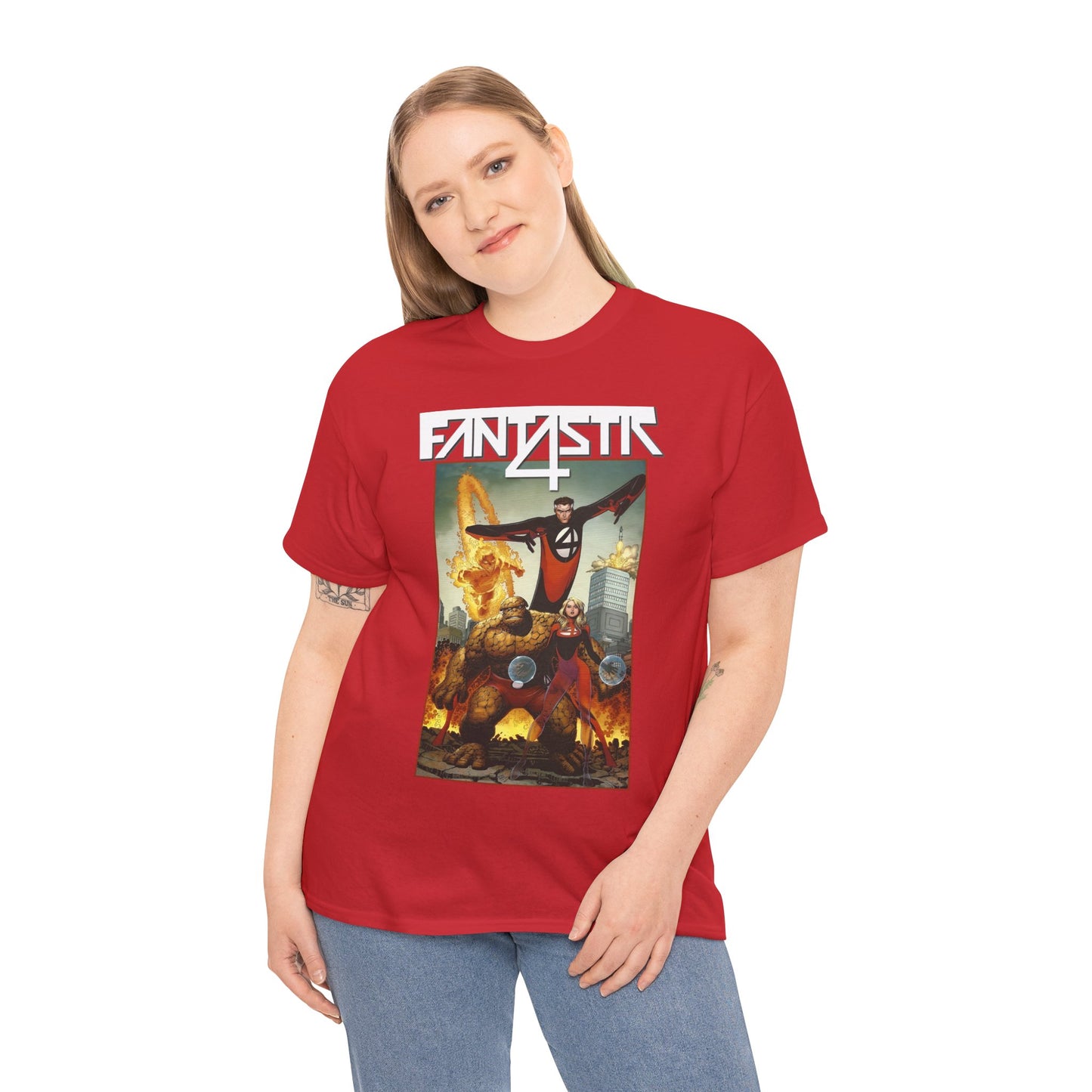 Fantastic Four T-Shirt - Arthur Adams Art - Marvel Comics