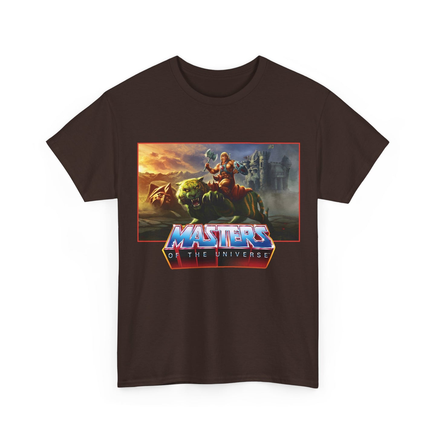 He-Man & Battle Cat T-Shirt- Masters of the Universe, MOTU - New 2026 Movie with Nicholas Galitzine