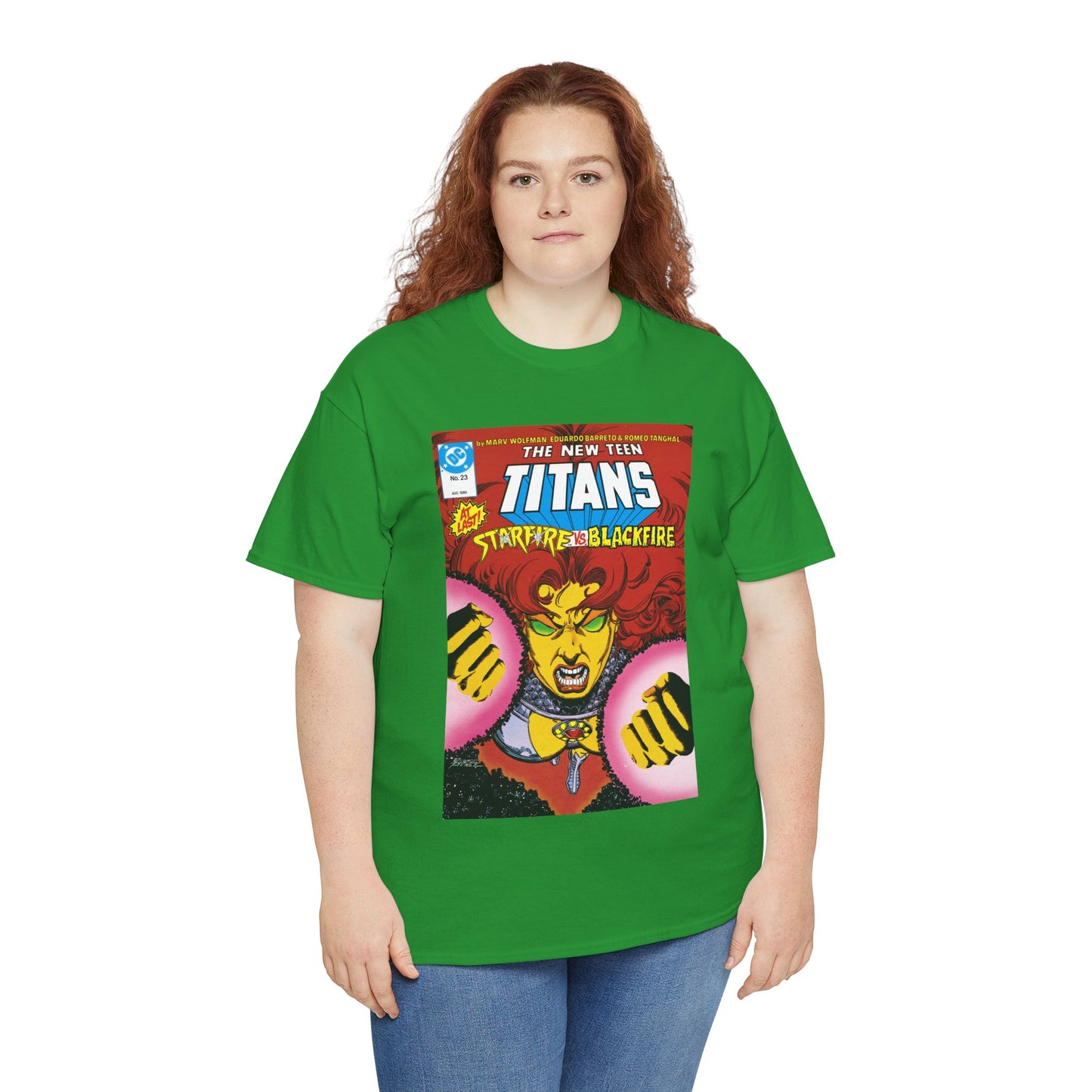 Starfire T-Shirt - George Perez Art - New Teen Titans #23 Cover - DC Comics