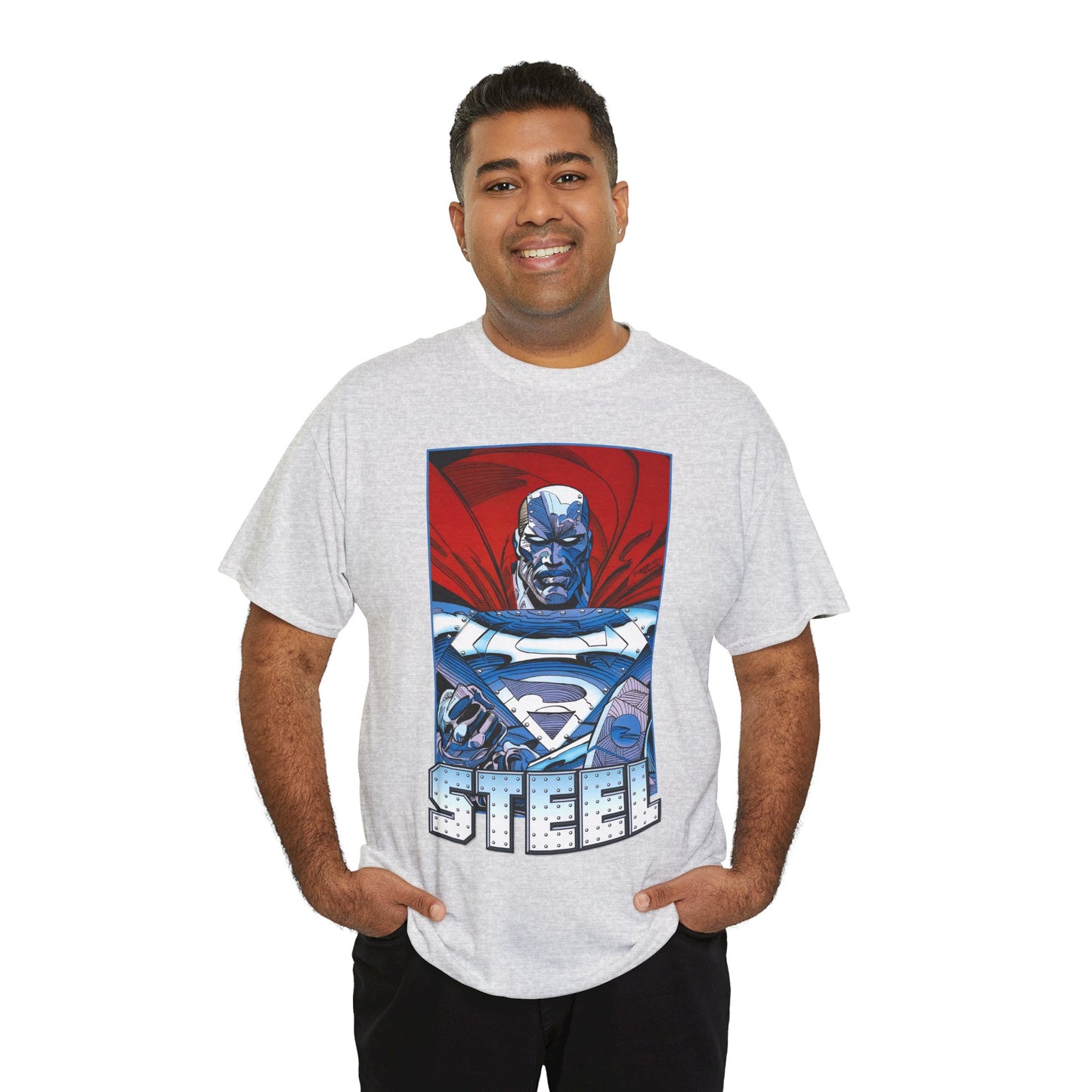 Steel T-Shirt - Superman Family - Reign of the Supermen - John Henry Irons - Steelworks - DC Comics