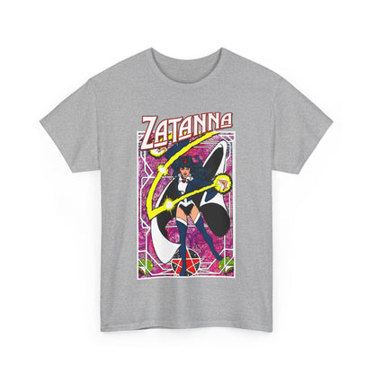 Zatanna T-Shirt - George Perez Postcard Art - Justice League Magic Member - JLA Satellite Era - DC Comics