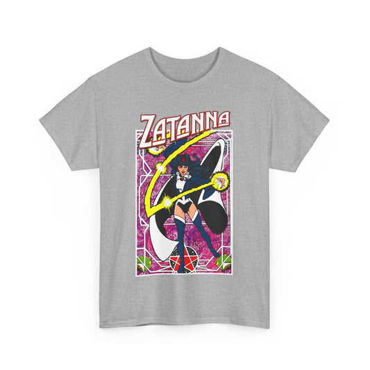 Zatanna T-Shirt - George Perez Postcard Art - Justice League Magic Member - JLA Satellite Era - DC Comics