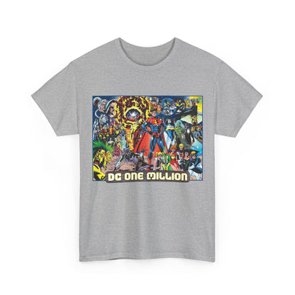 DC One Million T-Shirt - Phil Jimenez Art - Future Versions of Superman, Batman, Wonder Woman, Green Lantern, Flash - DC Comics