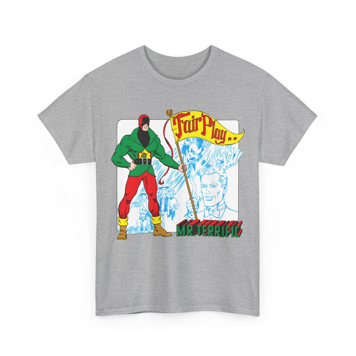 Mr Terrific T-Shirt - Stephen DeStefano Art - Who's Who in the DC Universe Entry - DC Comics