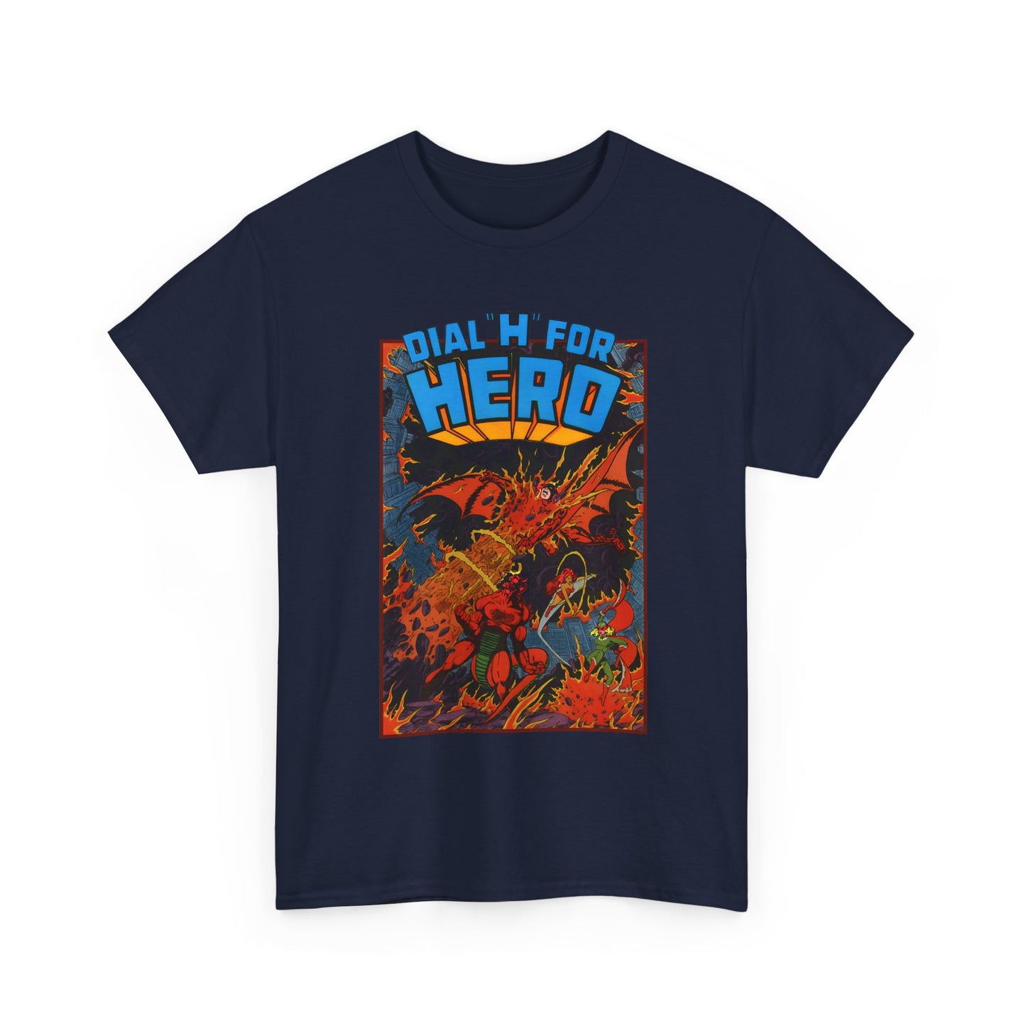 Dial "H" For Hero T-Shirt - George Perez Art - Adventure Comics Series - DC Comics