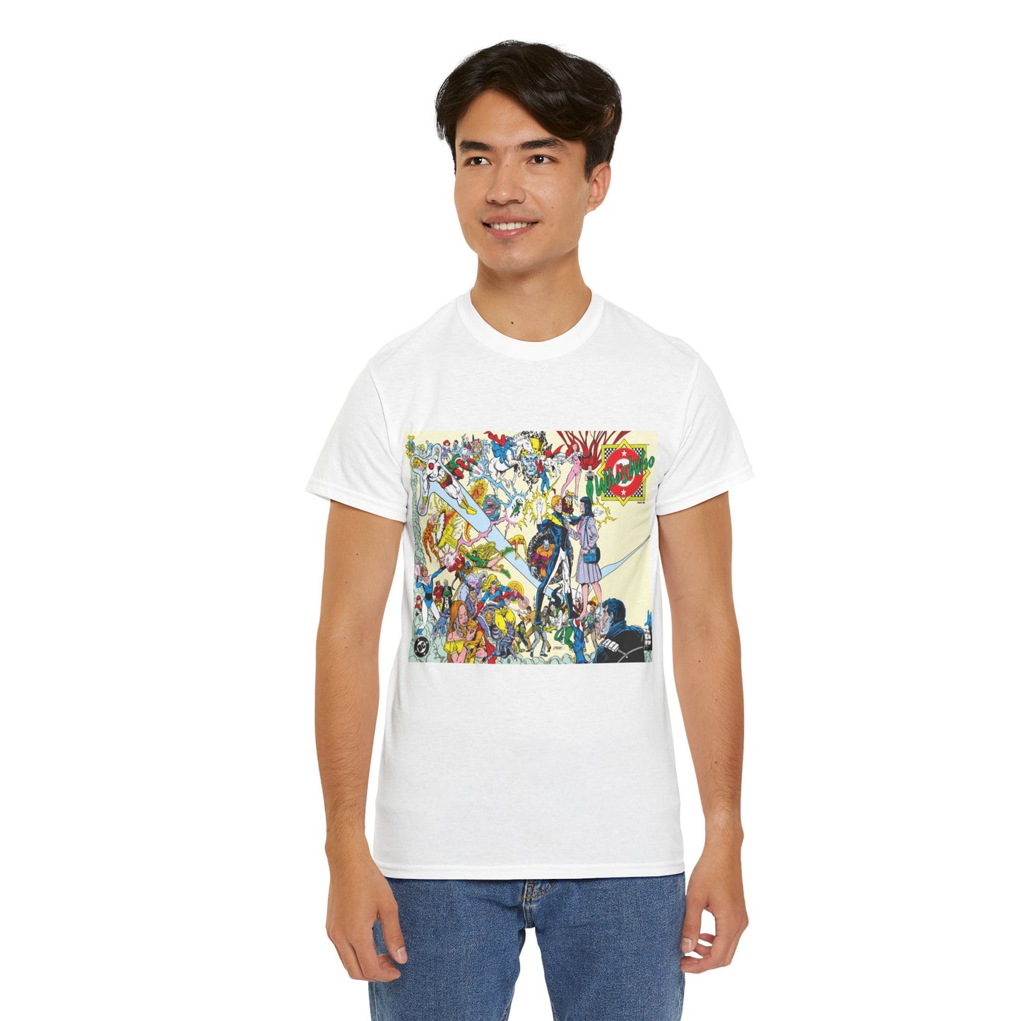 Who's Who in the DC Universe T-Shirt - George Perez Art - Lightning Lad, Lois Lane, Looker - DC Comics