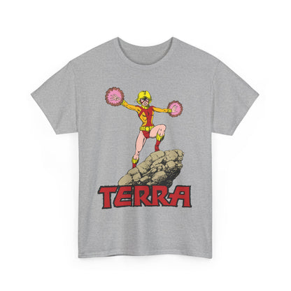 Terra T-Shirt - George Perez Art -  - New Teen Titans & Traitor - Judas Contract - Tara Markov, Sister to Geo-Force - Deathstroke Ally - DC Comics