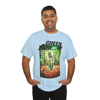 Green Arrow T-Shirt - Mauro Cascioli Art - Brightest Night Cover - Emerald Archer - DC Comics