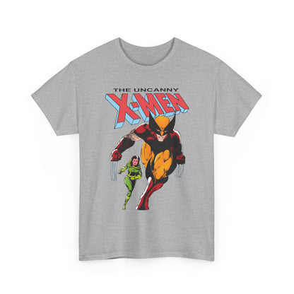 Wolverine & Rogue T-Shirt - Paul Smith Art - X-Member, Mutants - Marvel Comics - Uncanny X-Men #173 Cover - Logan