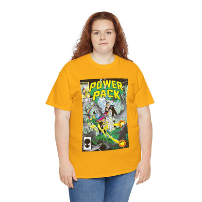 Power Pack #10 T-Shirt - With Marrina from Alpha Flight - Marvel Comics