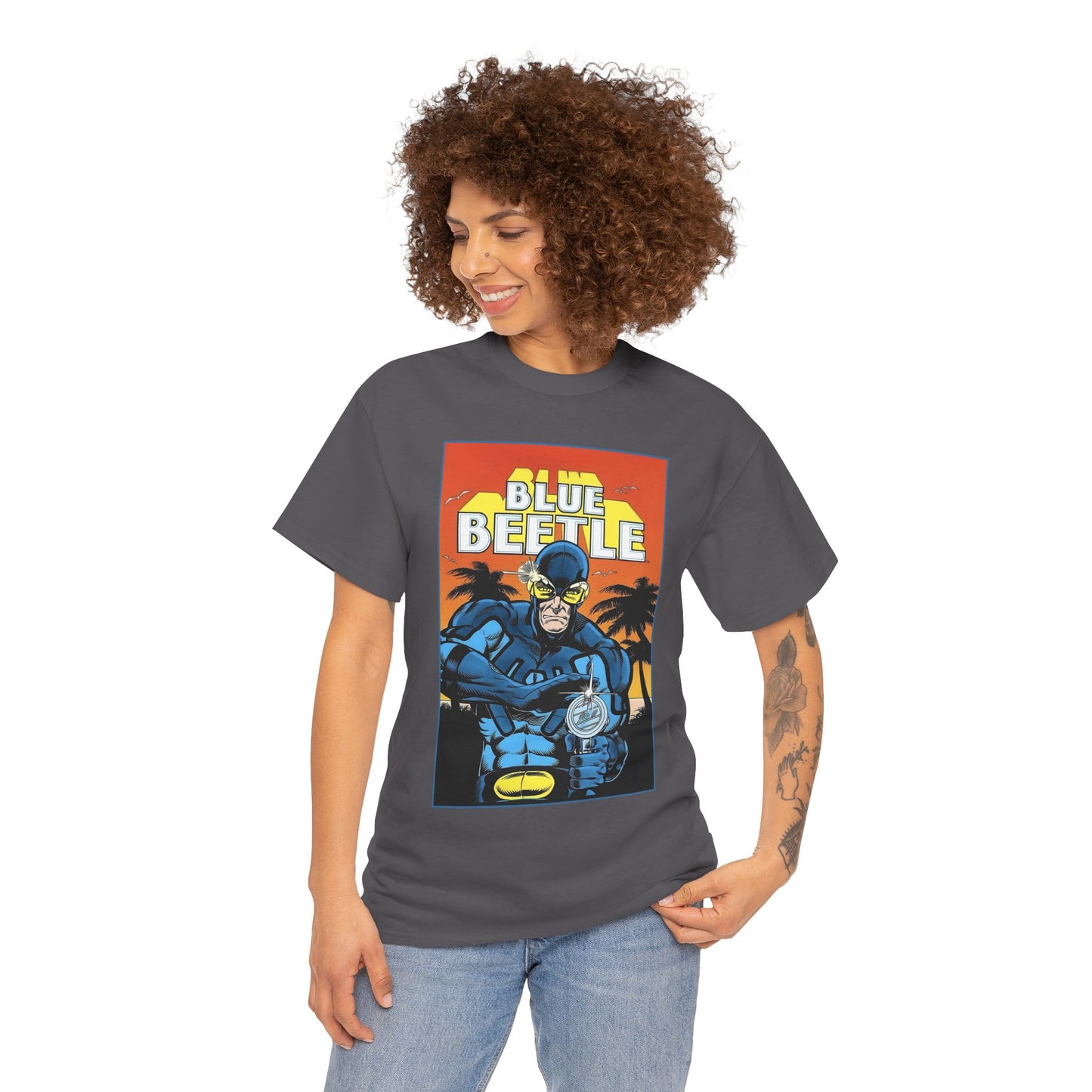 Blue Beetle T-Shirt - Ted Kord - 1980s DC Series - DC Comics