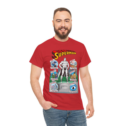 Superman T-Shirt - Curt Swan Art - Whatever Happened to the Man of Tomorrow? - Brainiac, Lex Luthor, Bizarro, Toyman, Daily Planet - Alan Moore Story - DC Comics