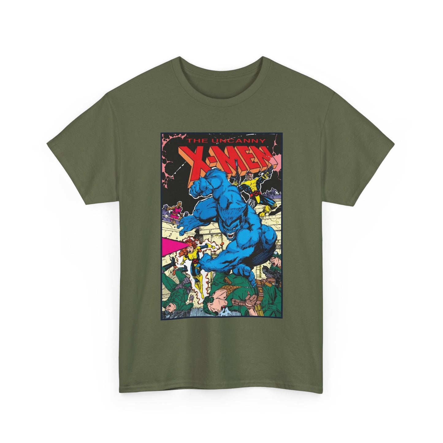 Uncanny X-Men T-Shirt - Jim Lee Art - Beast, Forge - Marvel Comics