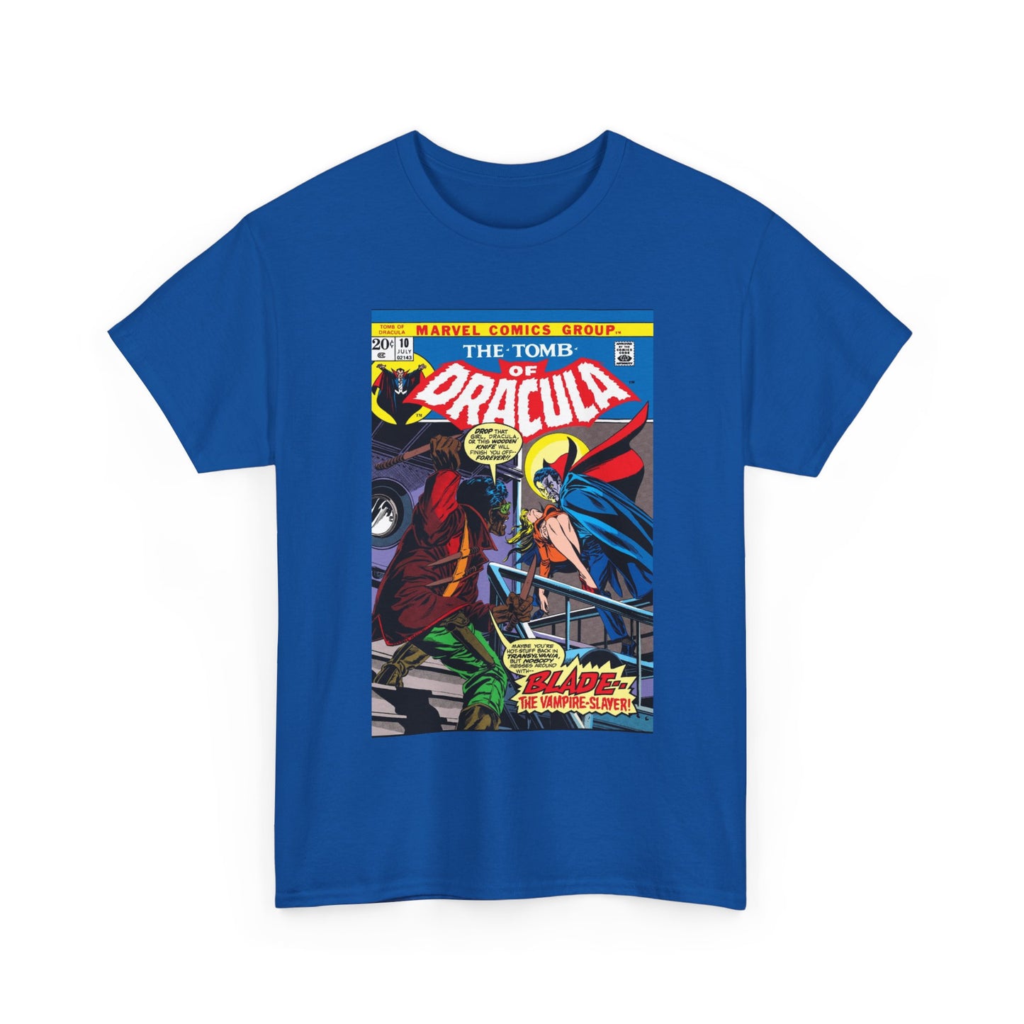 Tomb of Dracula T-Shirt - #10, First Appearance of Blade, Vampire Hunter - Marvel Comics