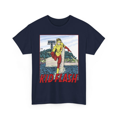 Kid Flash T-Shirt - George Perez Art - Wally West - New Teen Titans Member - Titans Tower - Future Flash - DC Comics