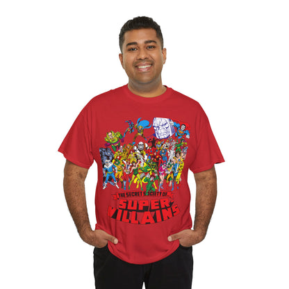 Secret Society of Super-Villains T-Shirt - DC Comics - SSOSV - Luthor, Grodd, Darkseid, Sinestro, Poison Ivy, Mirror Master