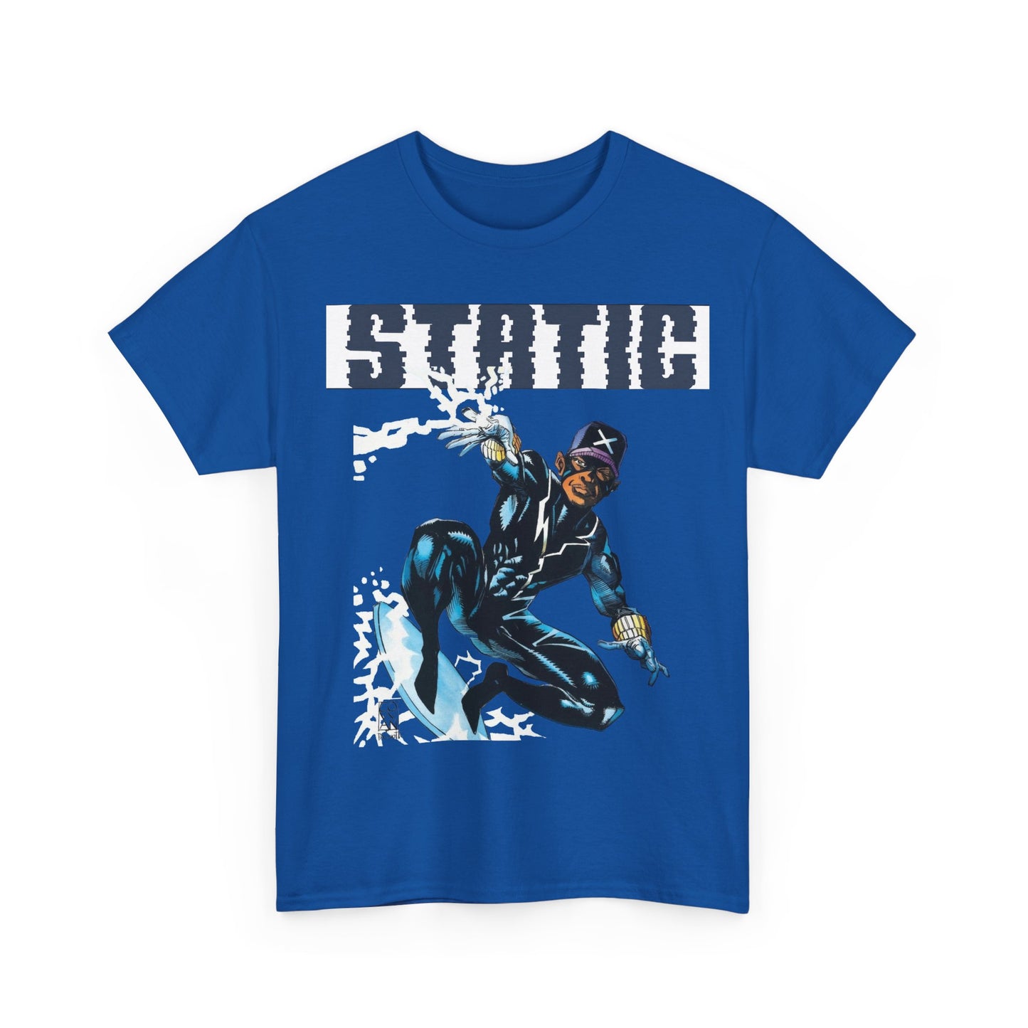 Static T-Shirt - Denys Cowan Art - DC Comics, Milestone Media - Shock to your System