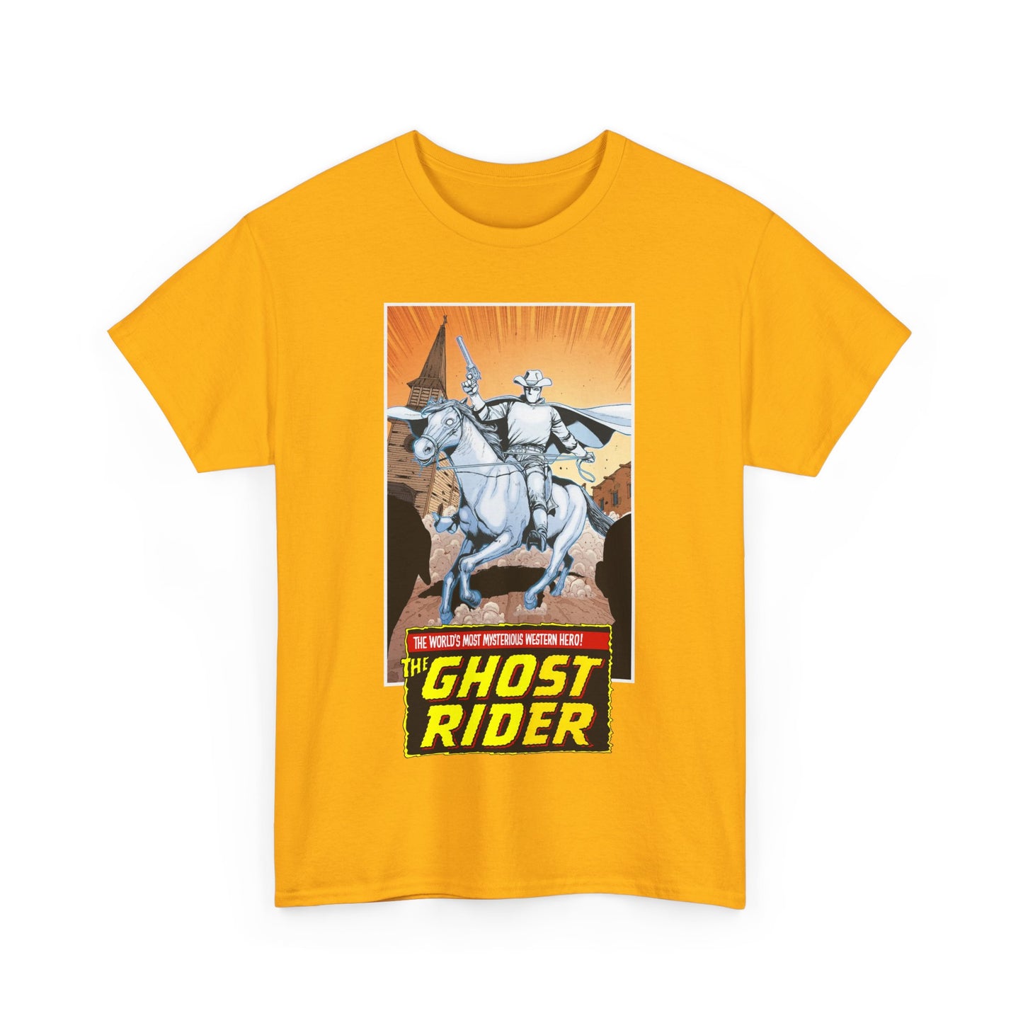 Ghost Rider/Phantom Rider T-Shirt - Carter Slade - Marvel Comics - 1970s Supernatural Western Hero