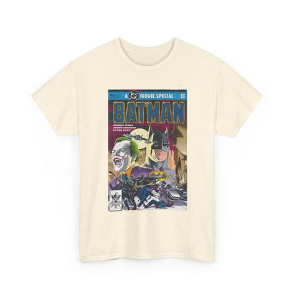 Batman Movie T-Shirt - Jerry Ordway Art - Bruce Wayne & Joker - Gotham City - DC Comics