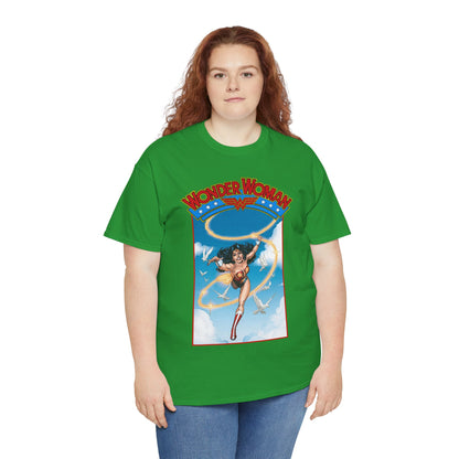 Wonder Woman T-Shirt - George Perez Art - Post-Crisis 1980s Retro Graphic - Themyscira - DC Comics