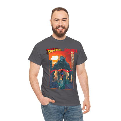 Superman Vs Godzilla T-Shirt - DC Comics - Man of Steel Vs the King of the Monsters