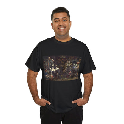 Vertigo Poster T-Shirt - Lee Bermejo Art - Swamp Thing, Sandman, Death, Spider Jerusalem, Shade - DC Comics