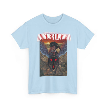 Absolute Wonder Woman T-Shirt - Hayden Sherman Art - DC Comics All-In - Raised in Hell by Circe - Riding Pegasus