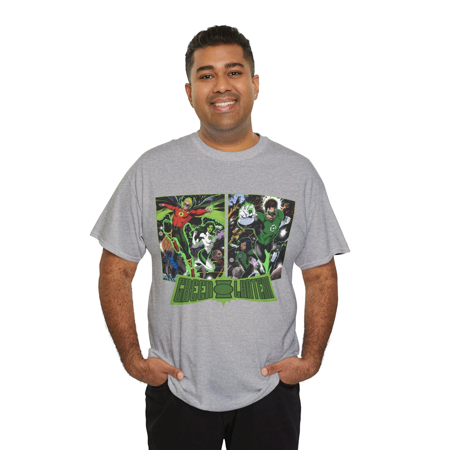 Green Lantern T-Shirt - Alan Scott, Jade, Obsidian, Hal Jordan, Jessica Cruz, Kyle Rayner - The Corps - DC Comics