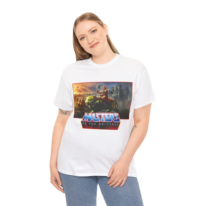 He-Man & Battle Cat T-Shirt- Masters of the Universe, MOTU - New 2026 Movie with Nicholas Galitzine