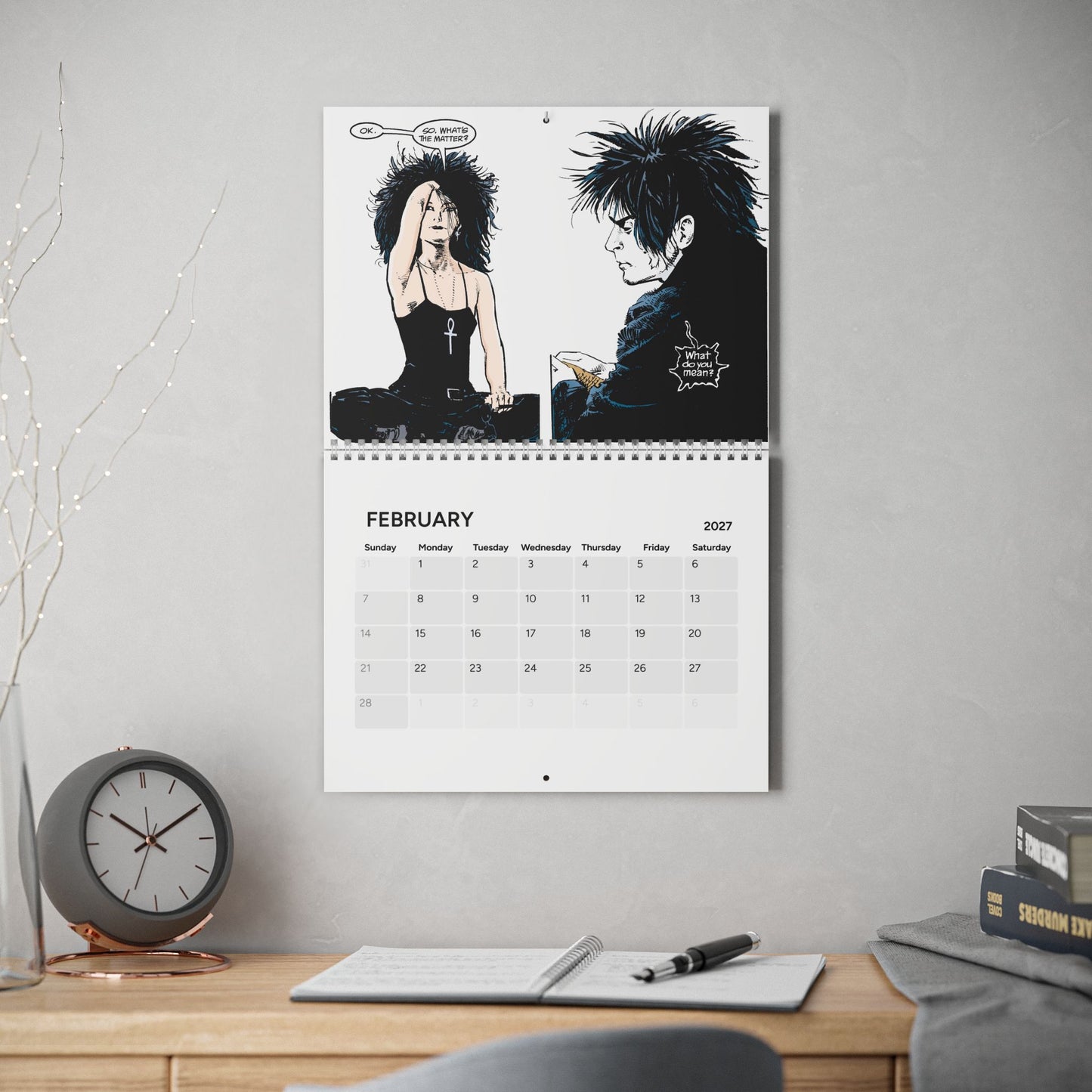 Sandman Calendar (2027) - Vertigo Comics Artwork