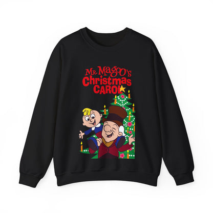 Mr. Magoo's A Christmas Carol Heavy Blend Crewneck Sweatshirt - Festive Holiday Cartoon Special