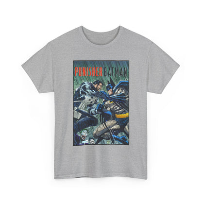Punisher/Batman T-Shirt - John Romita Jr Art - Deadly Knights, Joker - DC Comics/Marvel Comics